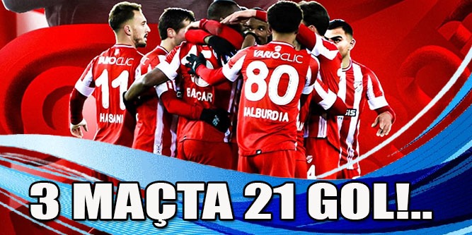 3 Maçta 21 Gol