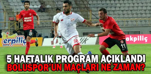 5 HAFTALIK MAÇ PROGRAMI BELLİ OLDU