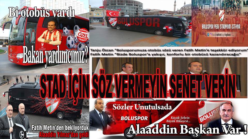 Boluspora Söz Vermeyin Senet Verin!