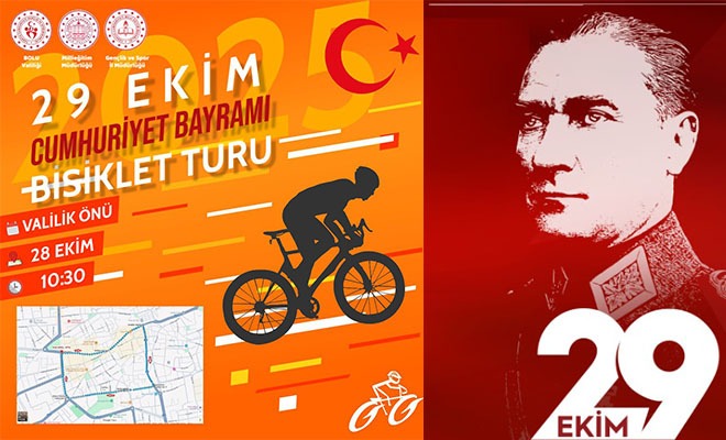 Cumhuriyet Bayramı İçin Bisiklet Turu