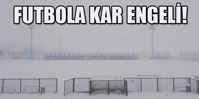 Futbol Kar Altında Kaldı