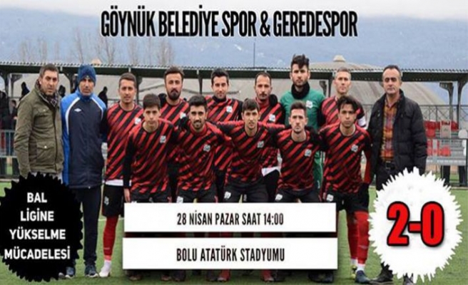 Göynükspordan BALlı Galibiyet