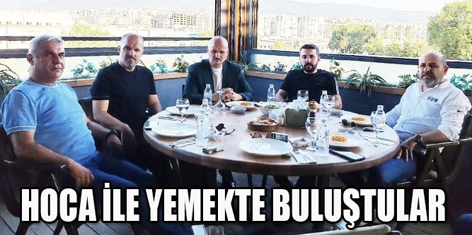 Hoca ve Başkan Yemekte Buluştu