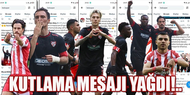 Kutlama Mesajı Yağdı