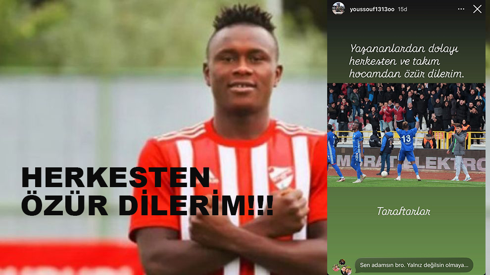 Özür Mesajı Geldi