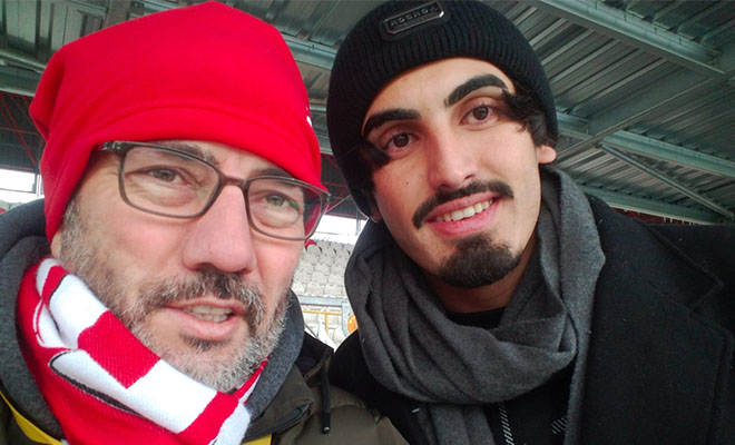 Yeni Transfer Erdem Dikbasan Tribünde…