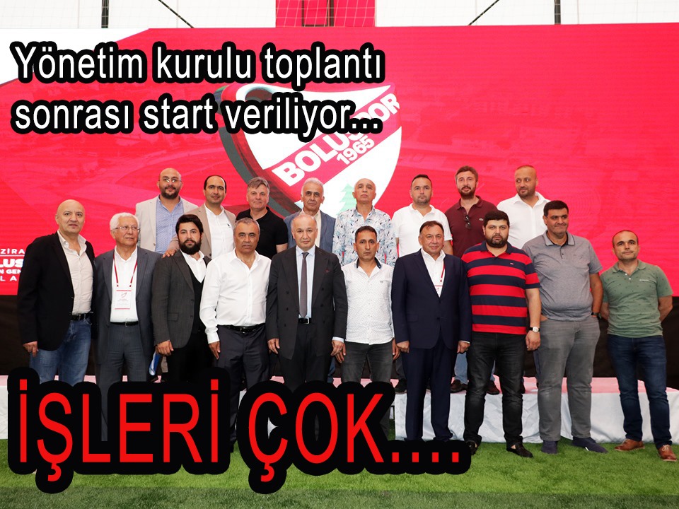 YOĞUN MESAİ BAŞLIYOR...