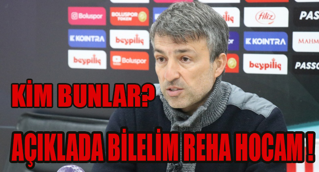 AÇIKLADA BİLELİM REHA HOCAM!