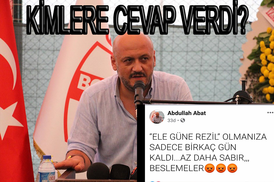 BAŞKAN ABAT’TAN DİKKAT ÇEKEN PAYLAŞIM