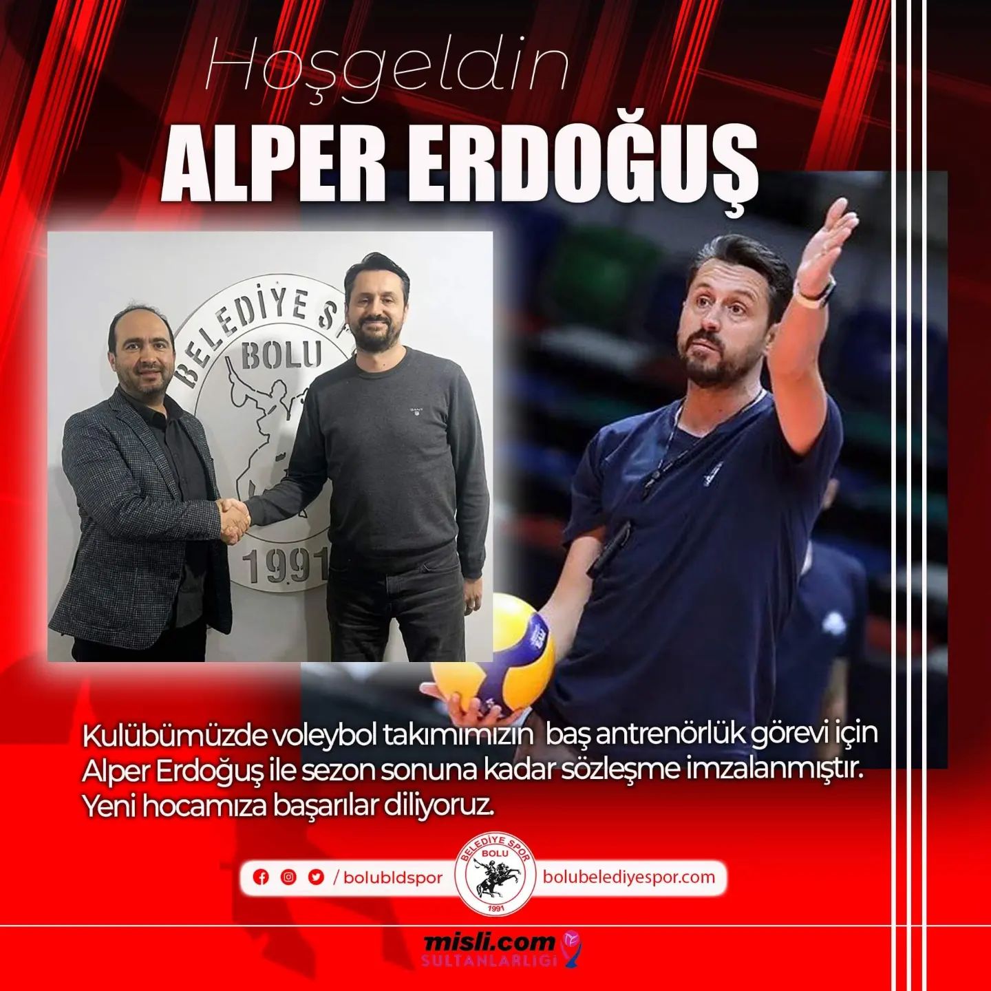 BELEDİYESPOR ERDOĞUŞ'A EMANET