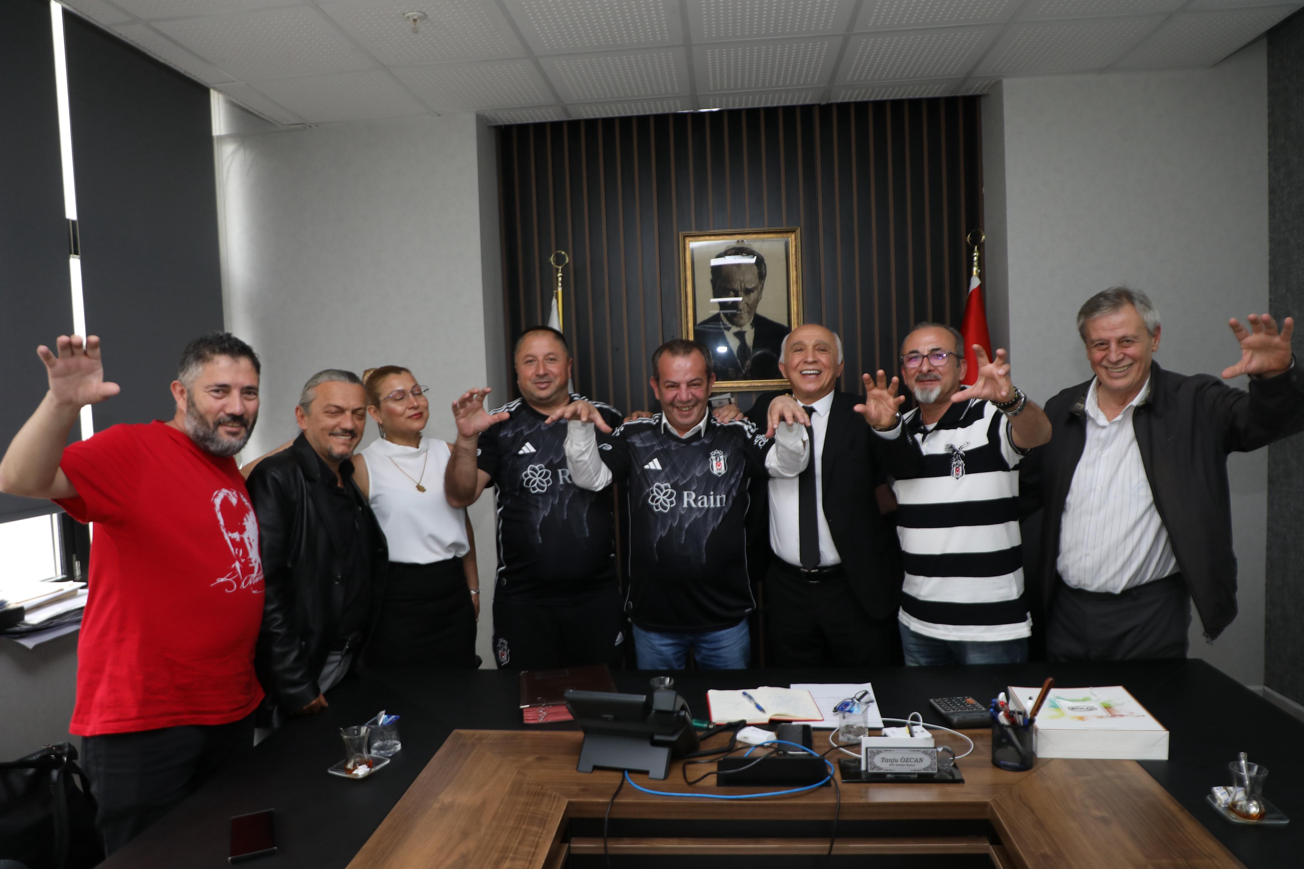 Beşiktaş’lılardan Özcan’a Ziyaret