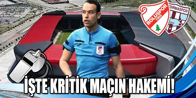Bolu-Bandırma Maçında Düdük Kimde?