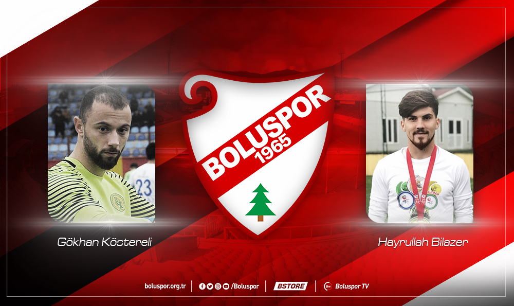BOLUSPOR’DA 2 İMZA BİRDEN