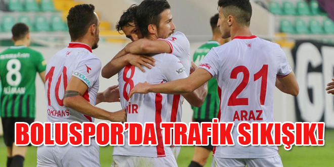 BOLUSPOR'DA TRAFİK SIKIŞIK