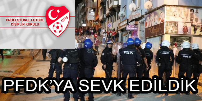 Boluspor  PFDK'ya sevk edildi