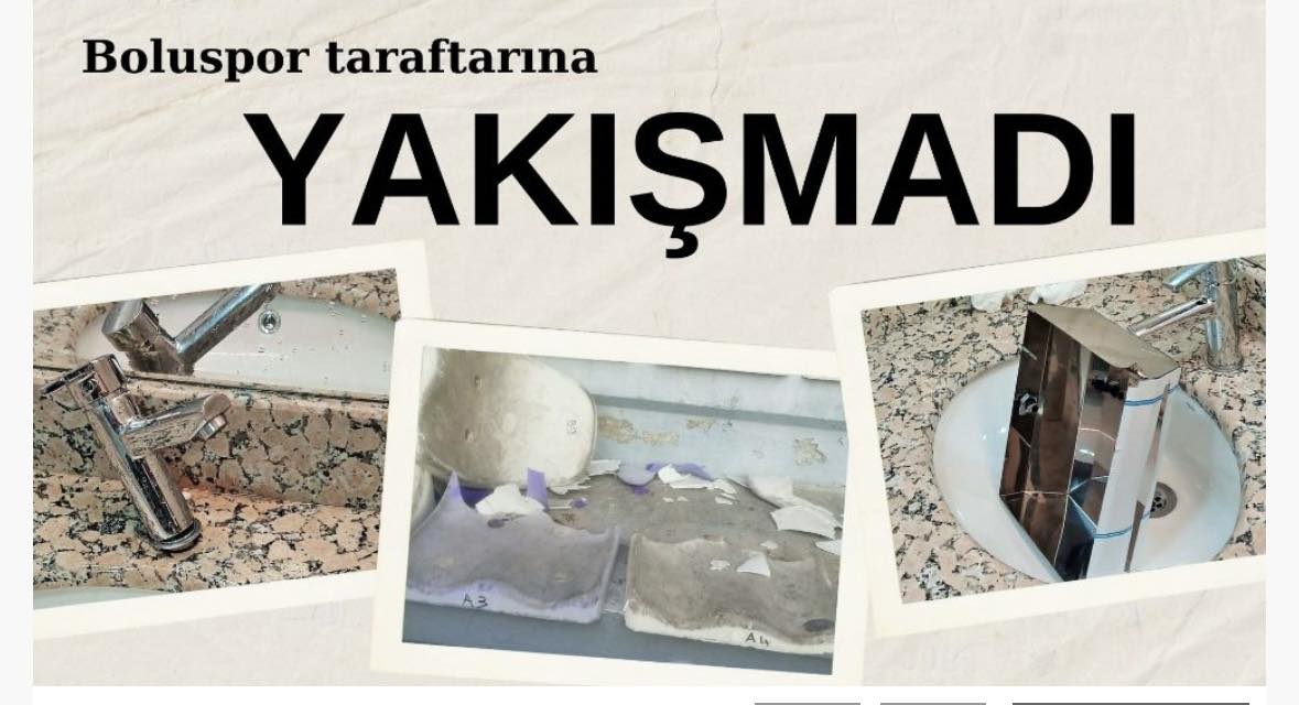 BOLUSPOR TARAFTARINA  YAKIŞMADI