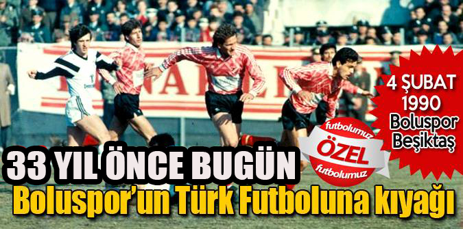 BOLUSPOR'UN TÜRK FUTBOLUNA KIYAĞI