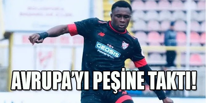 Boluspor'un yıldızı Avrupa'yı peşine taktı