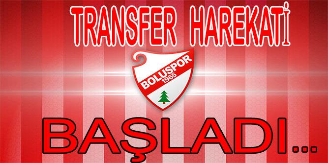 BOLUSPORDA TRANSFER HAREKETİ BAŞLADI