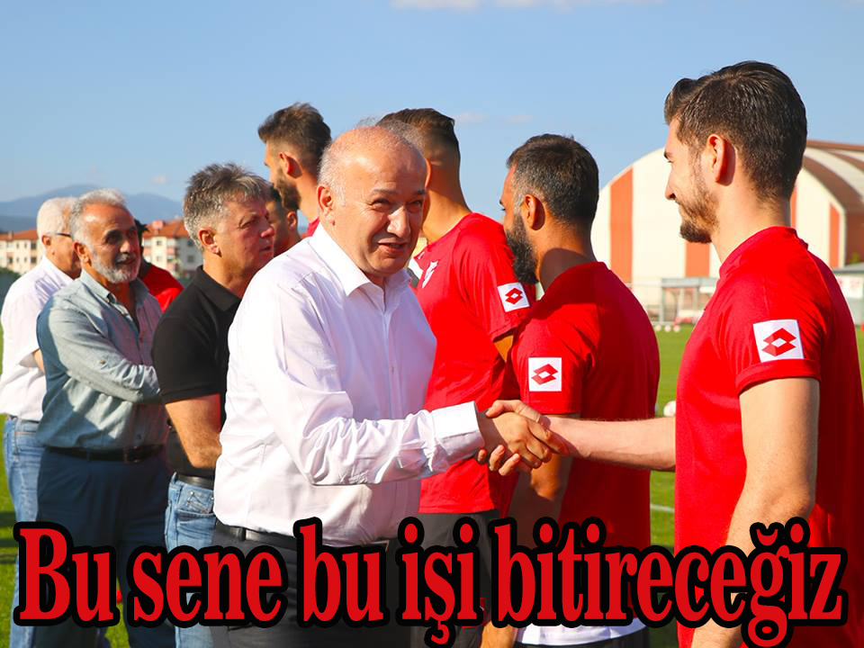 Bu sene bu işi bitireceğiz