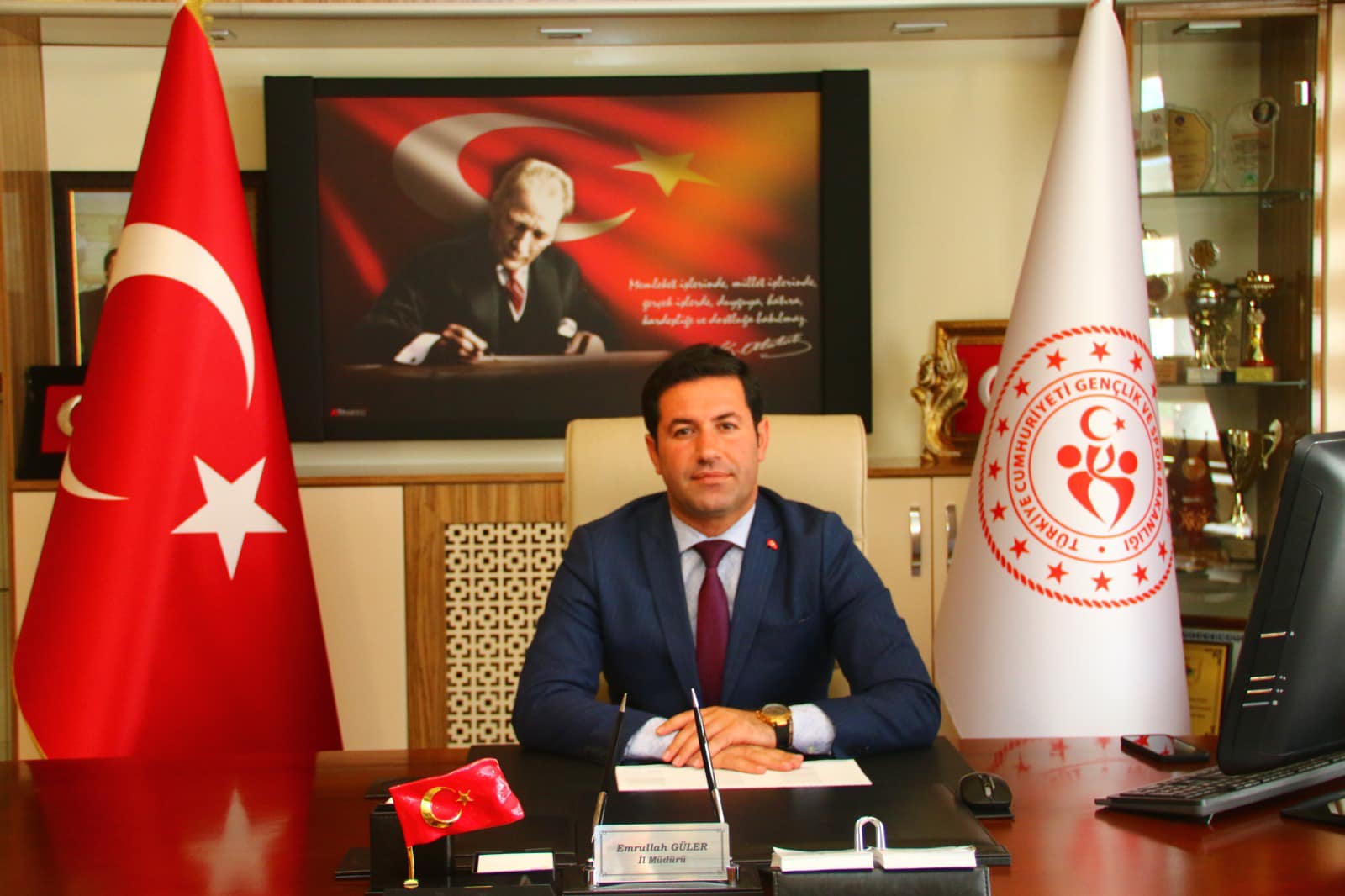 EMRULLAH MÜDÜR GÖREVİNE GERİ DÖNDÜ