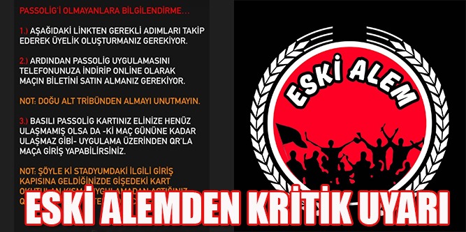 Eski Alem’den Kritik Uyarı