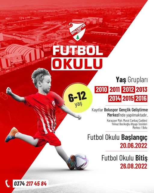 FUTBOL OKULU KAYITLARI BAŞLADI