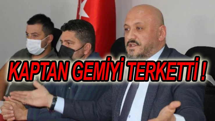 KAPTAN GEMİYİ TERKETTİ !