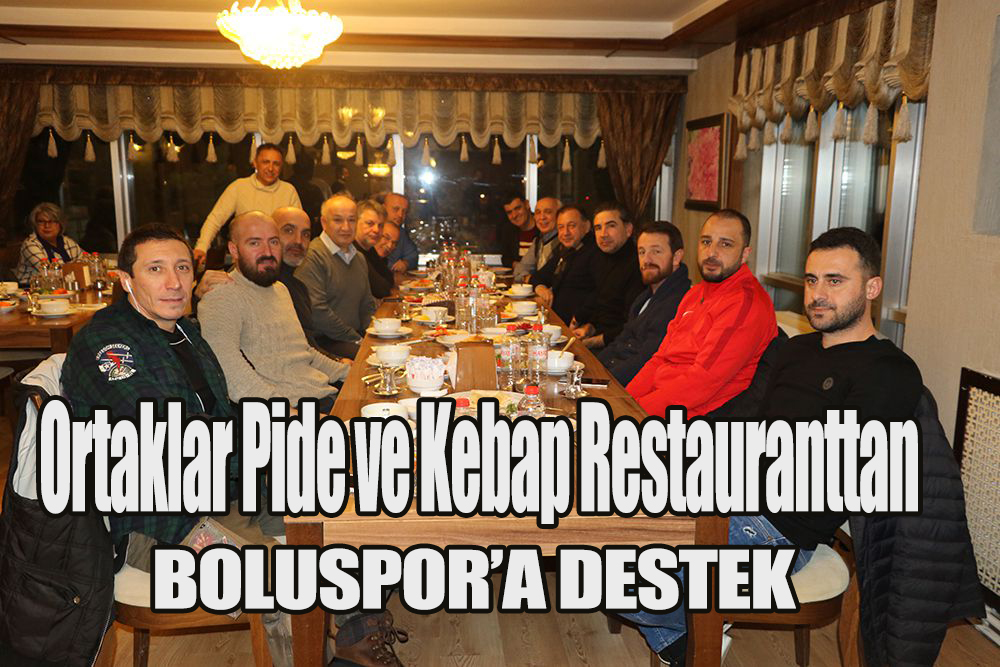  Ortaklar Pide ve Kebap Restaurant'tan destek