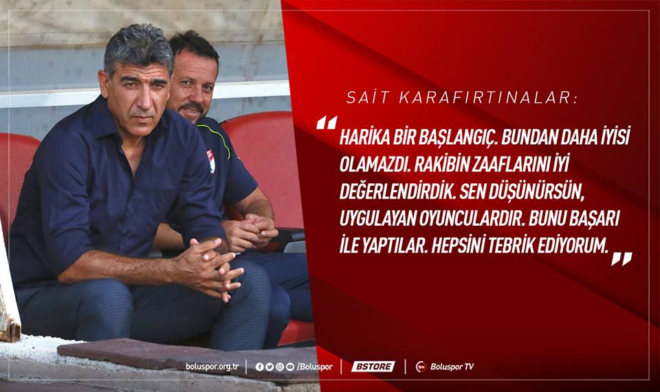 Oyuncularımı tebrik ediyorum.