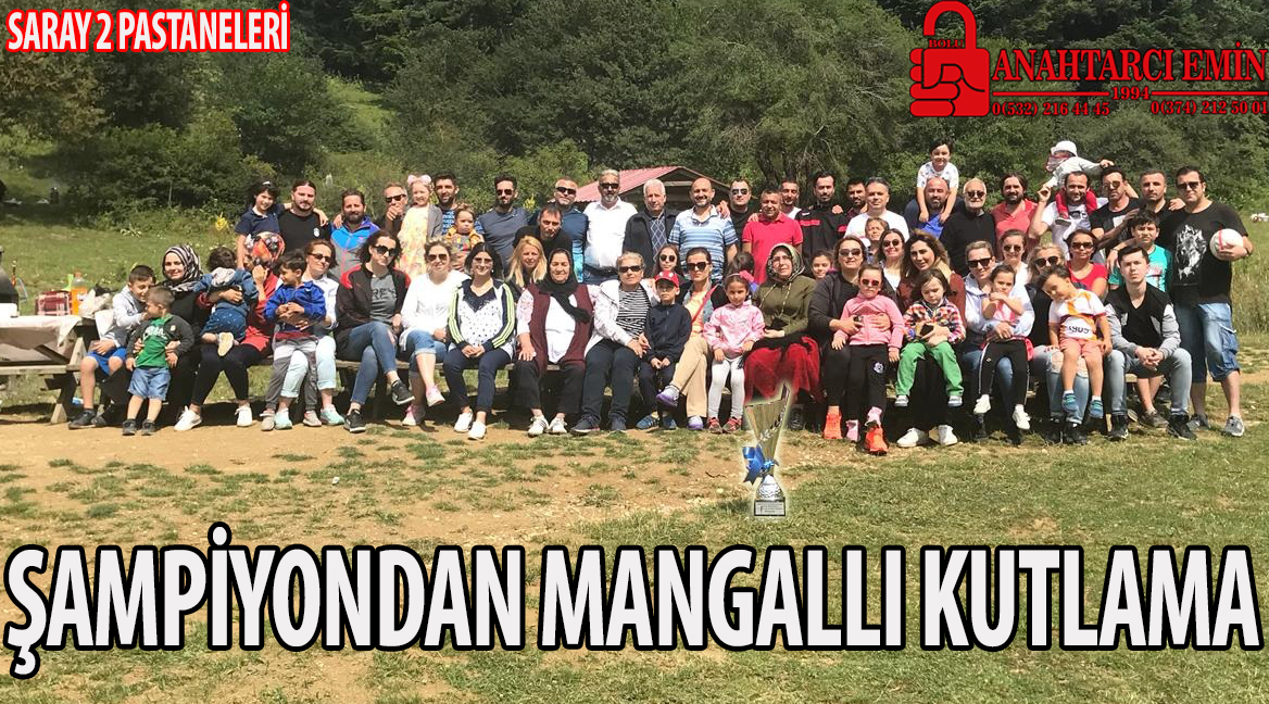 Şampiyondan Mangallı Kutlama