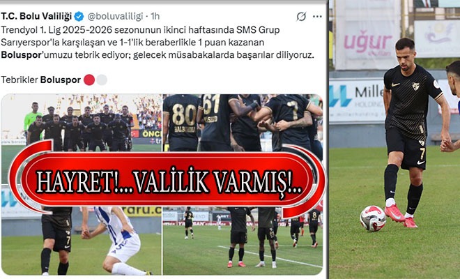 Sonunda Boluspor’u Hatırladı!..