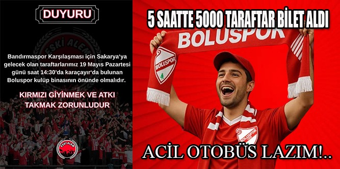 Taraftar Çok, Otobüs Lazım