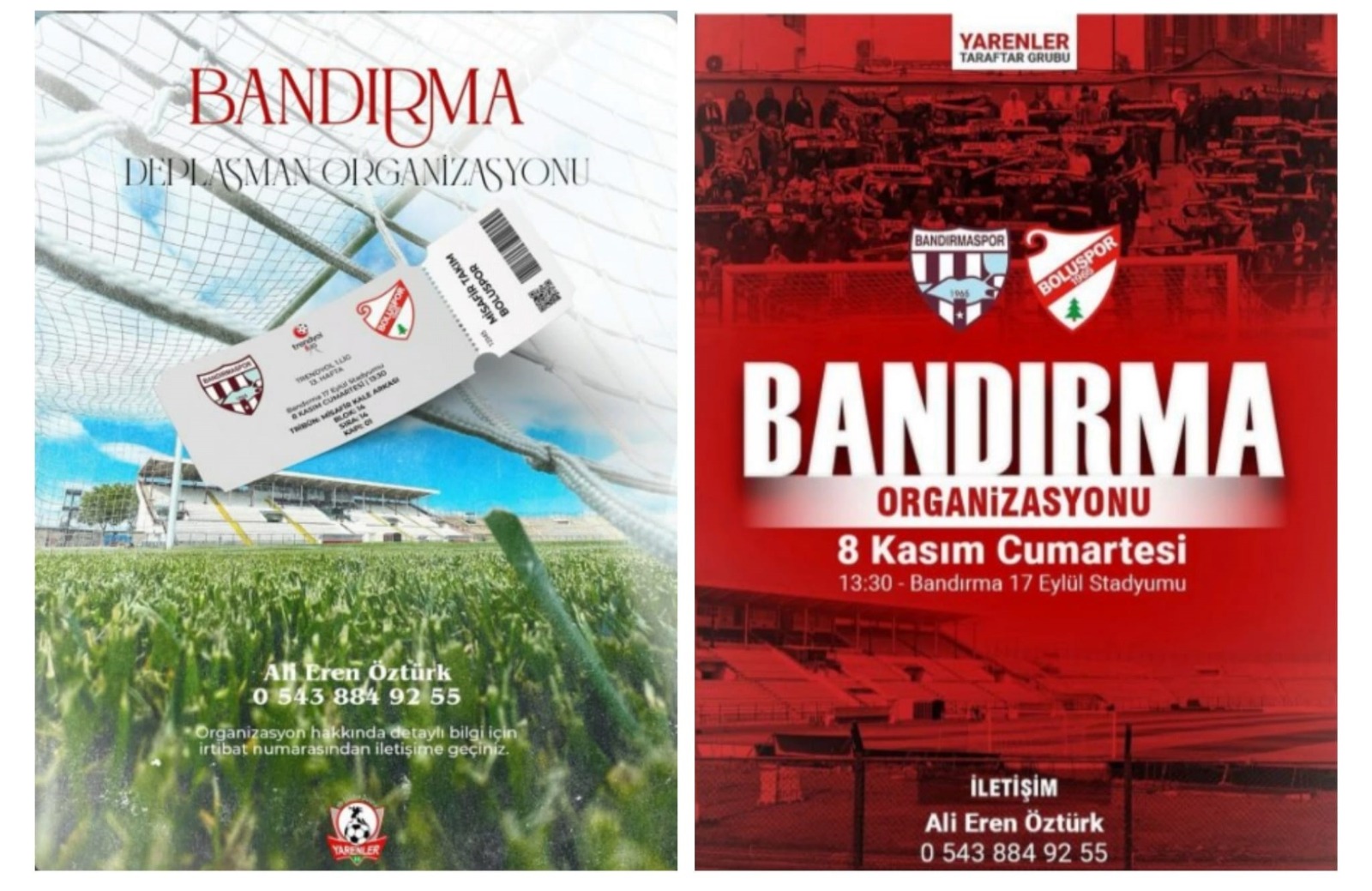 Taraftarlardan Bandırma Organizasyonu