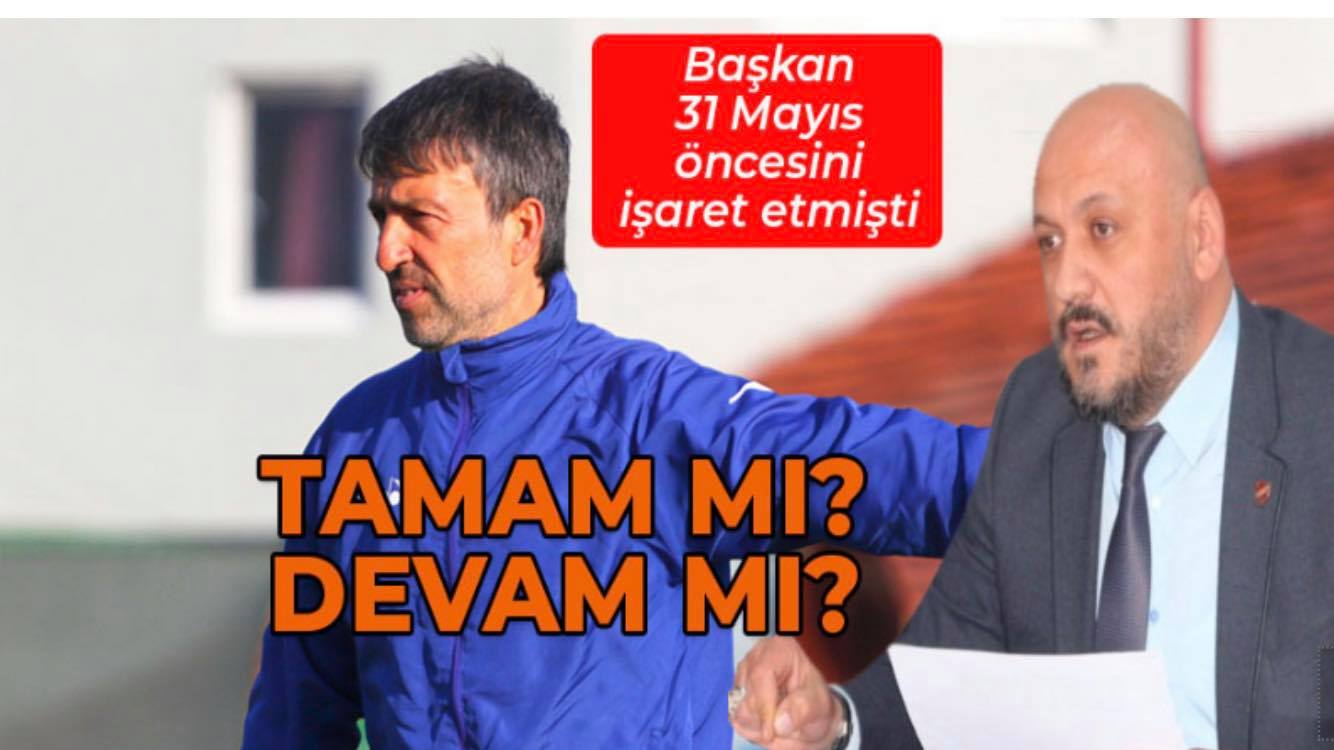 TEKNİK DİREKTÖR İŞİ ÇÖZÜLDÜ MÜ?