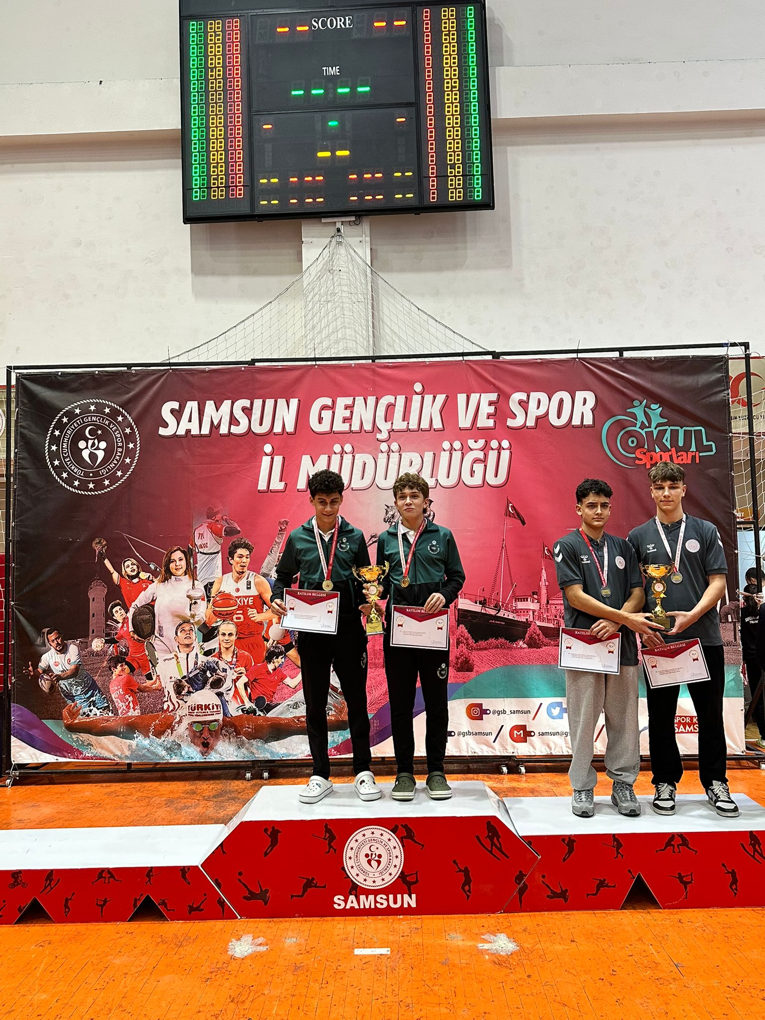Trampolin Cimnastik Karadeniz Kupası’nda Bolu Rüzgârı