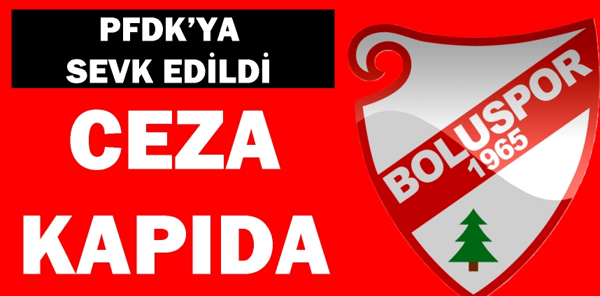 YİNE PFDK'YA SEVK EDİLDİK